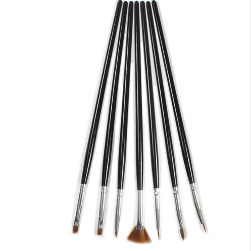 Кисти для маникюра черные - 7шт. Киев - изображение 3