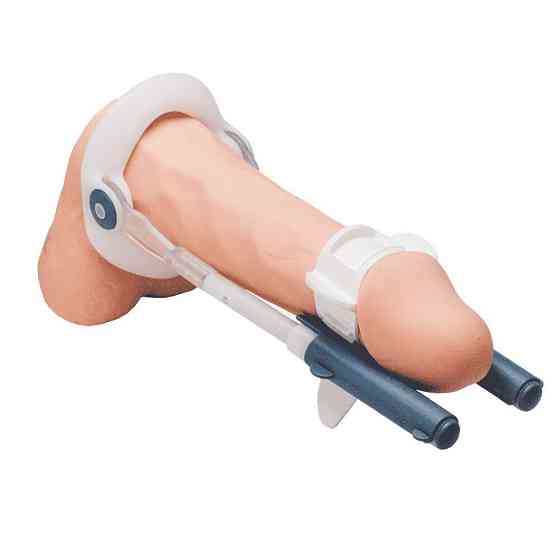 Экстендер для увеличения члена Male Edge Basic, ремешковый, масса всего 65 г, прочный пластик Sex Aura Киев