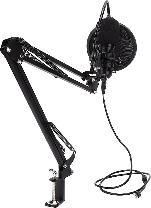 Студійний мікрофон GM07-2 зі штативом і попфільтром Київ - фото 5