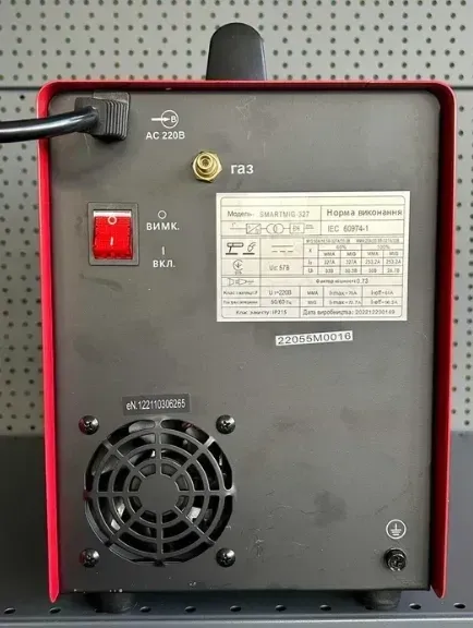 Сварочный полуавтомат EDON SmartMIG-327 (2 в 1 MIG + MMA) 4.9 кВт - 327 ампер, еврорукав Киев - изображение 5