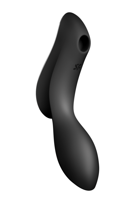 Двойной вибратор с вакуумной стимуляцией SATISFYER CURVY TRINITY 2 черный Sex Aura Киев - изображение 6