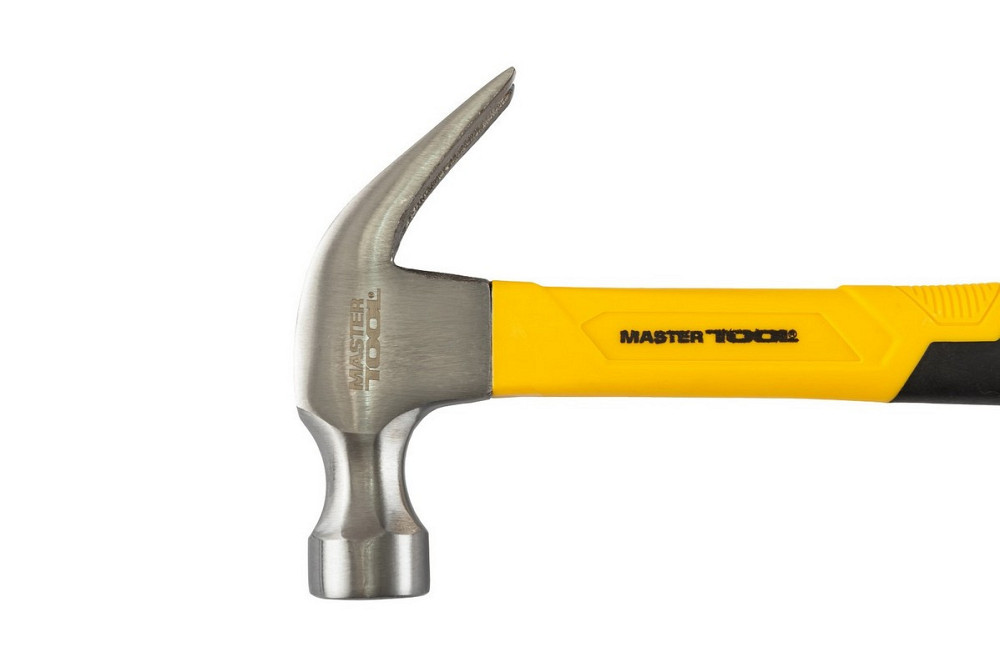 Молоток столярный MASTERTOOL 450 г HRC50 фибергласовая ручка 300 мм 02-0914 Ровно - изображение 2