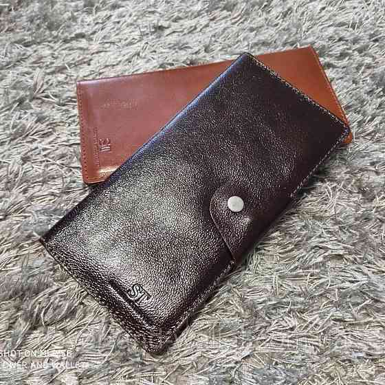 Стильний тонкий гаманець купюрник із натуральної шкіри ST Leather Київ