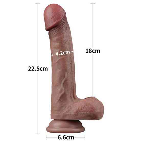 Фаллоимитатор - Dual-Layered Silicone Cock 9