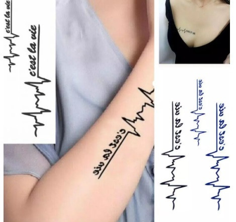 Тимчасове тату з написами - 10*6см Київ - фото 1