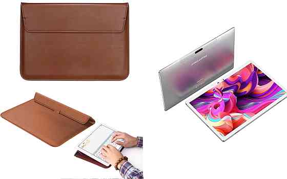Чехол-конверт VitoCase для Teclast M30, M30 Pro, с функцией подставки для планшета Коричневый Киев