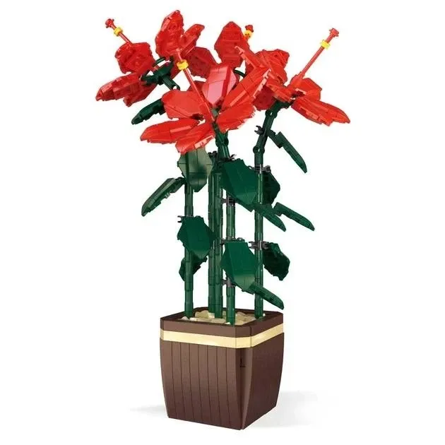 Конструктор Icons Красная Азалия, 926 деталей совместимый с lego лего, Киев - изображение 1