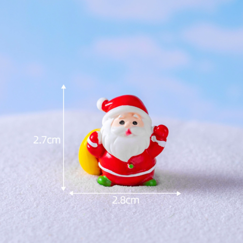 Новорічна мініатюрна фігурка Санта з подарунком 2.7 х 2.8 см Серія "Світ Зимової Казки" Одеса - фото 1