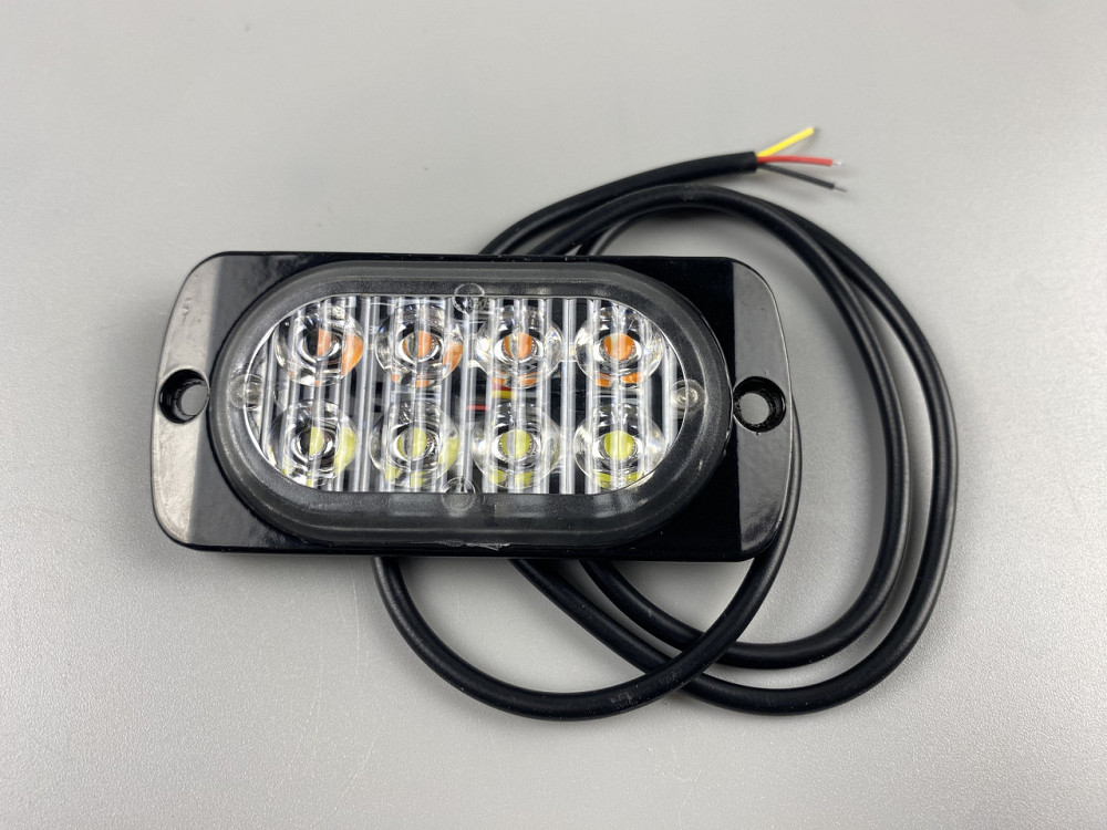 Стробоскоп автомобільний, Аварійні проблискові вогні універсальні LED 12В/24В (8 Led діодів) Мукачево - фото 6