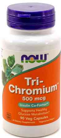 Хром Now Foods Tri-Chromium 500 мкг 90 вег капс Київ