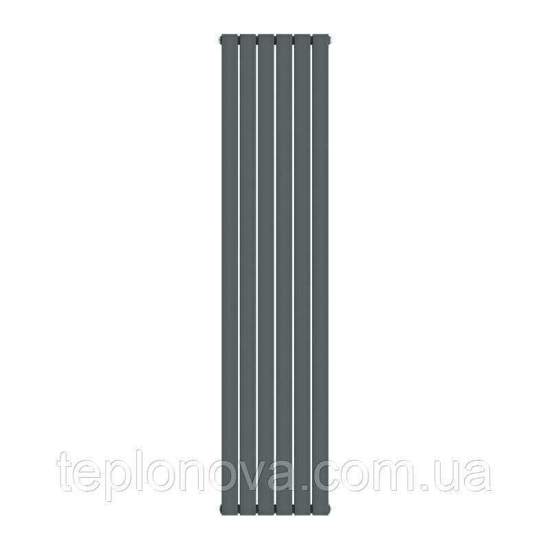 Дизайнерский радиатор 1800/408 (мм) антрацит IDEALE VITTORIA (универсальное подключение) 12 6/1800/408 Черновцы - изображение 1