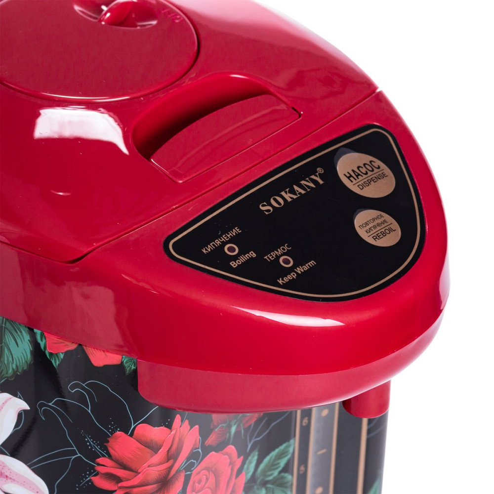 Термопот із функцією підтримки температури 6.8 л чайник термос 1600 Вт Sokany SK-09053 Коломыя - изображение 2