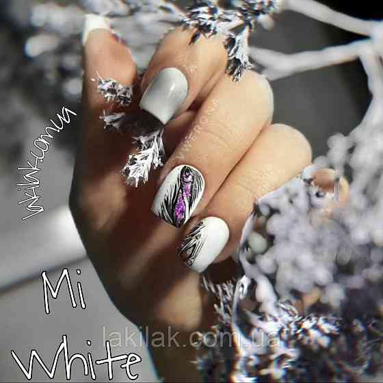 Гель-лак Mi White (білий) 8мл Херсон