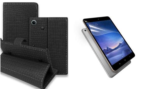 Книжка-трансформер для планшета Xiaomi Mi Pad 2, Mi Pad 3, колір Black Krokodil Black Київ