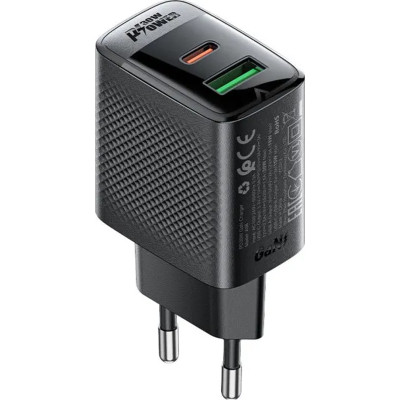 Зарядний пристрій Acefast 2xUSB 30W (USB-C+USB-A) Gan A98 Black (6974316283263) Вінниця - фото 4