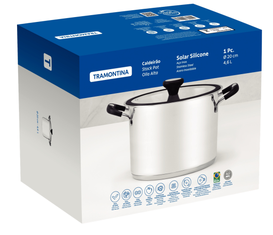 Каструля Tramontina Solar silicone (4.5 л) 20 см (6358932) Киев