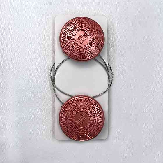 Магніти для штор і гардин Родос набір 2 шт Кораловий (81-126) Київ