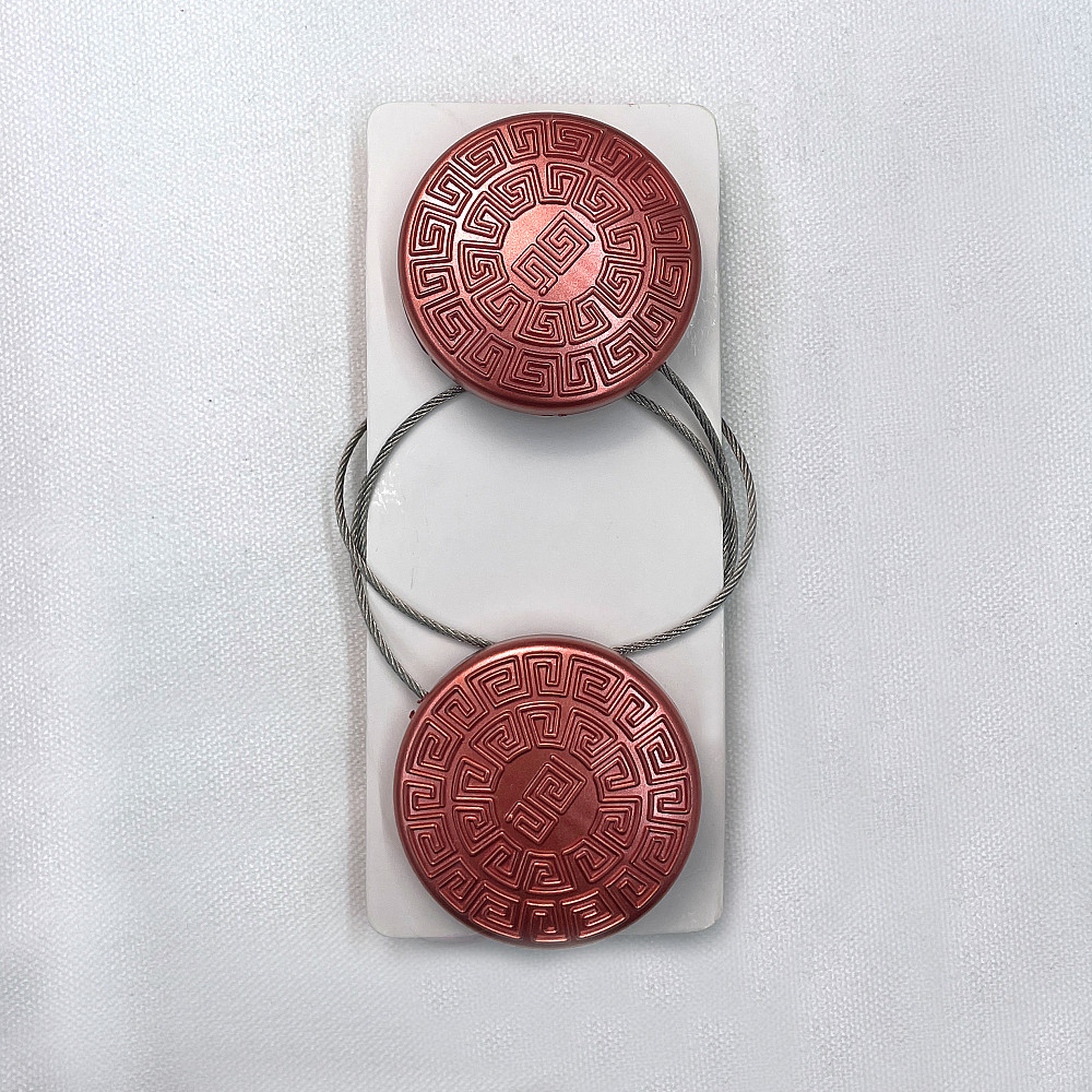 Магніти для штор і гардин Родос набір 2 шт Кораловий (81-126) Київ - фото 6