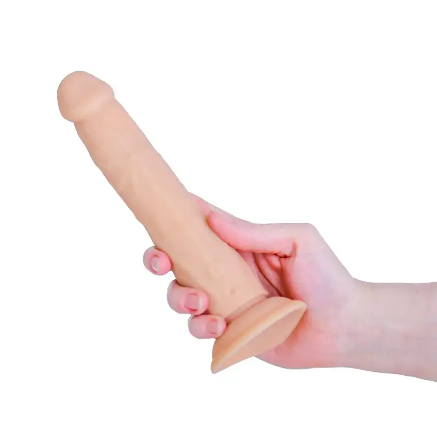 Фалоімітатор з ротацією та пульсацією Naked ADDICTION 8″ Rotating & Thrusting Dong - Vanilla Львів - фото 7