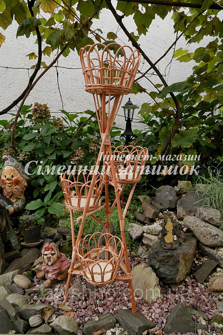 Подставки плетеные из лозы на балкон Киев - изображение 3