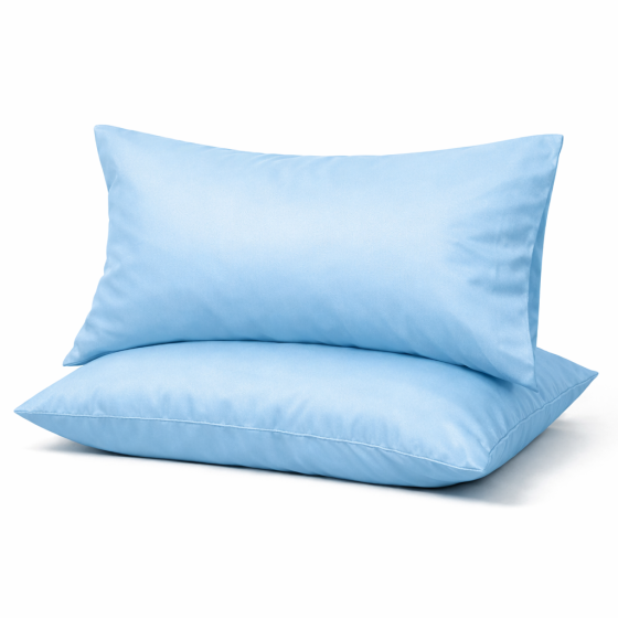 Комплект наволочок Ecotton 50х70 см 2 шт блакитного кольору Blue Коломия