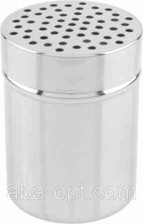 Сільничка з нержавіючої сталі H 10 Ø 7 см Профі Одеса