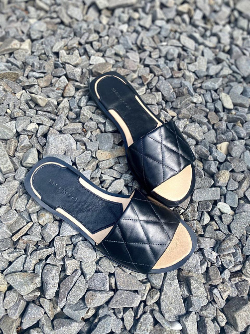 BENZ Шльопанці жіночі BENZ Di 53 чорні (літо, шкіра натуральна) (3989) Коломыя - изображение 2