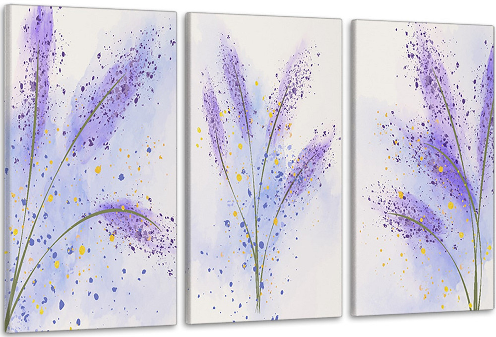 Модульная картина в гостиную / спальню  Квіти       ART-177_3A Киев - изображение 1