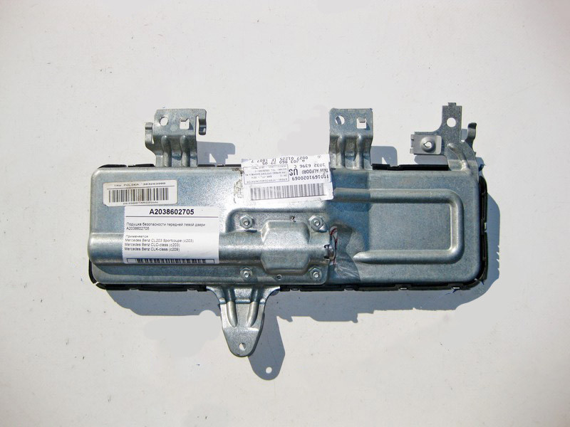 Mercedes-Benz  A2038602705 Подушка безпеки передніх лівих дверей CLC C203 CLK C209 CL203 Sportcoupe Одеса - фото 2
