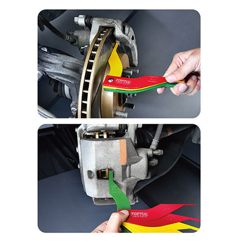 Набір щупів для вимірювання товщини колодок дискових гальм 8 од. (2-12 мм) TOPTUL JEGF0212 Одеса - фото 2