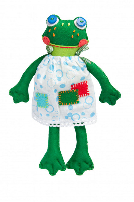 Дитячий набір для творчості "Жабка" MI-003 шиття м'якої іграшки Вінниця - фото 2