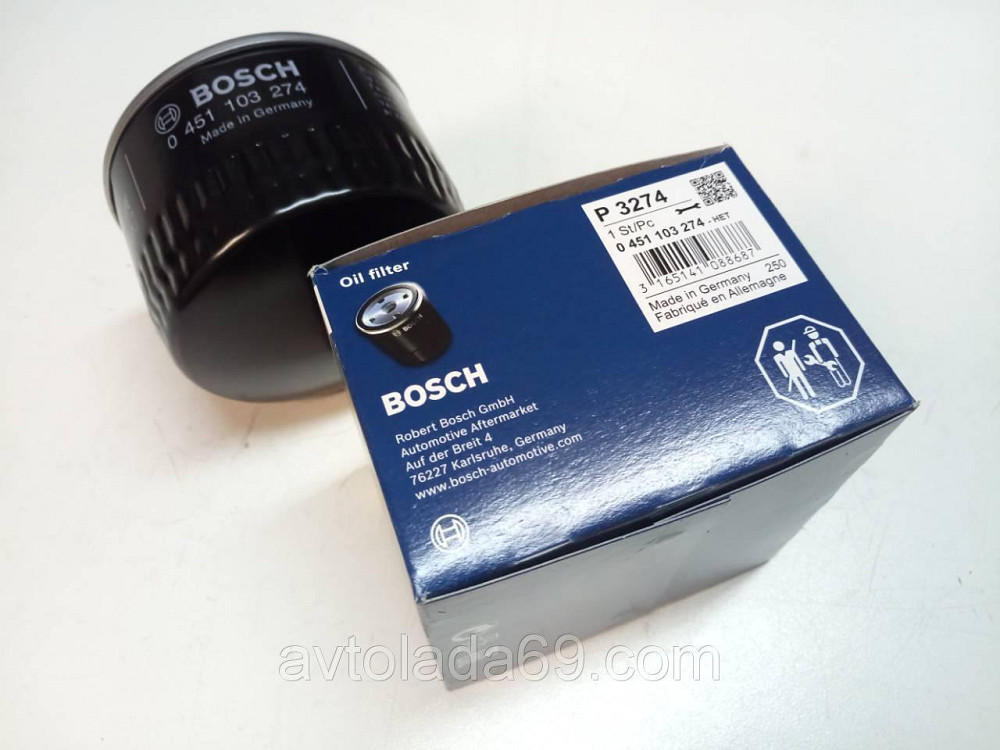 Масляный фильтр BOSCH 3274 LADA 2104-05-07-099,Samara Харьков - изображение 1