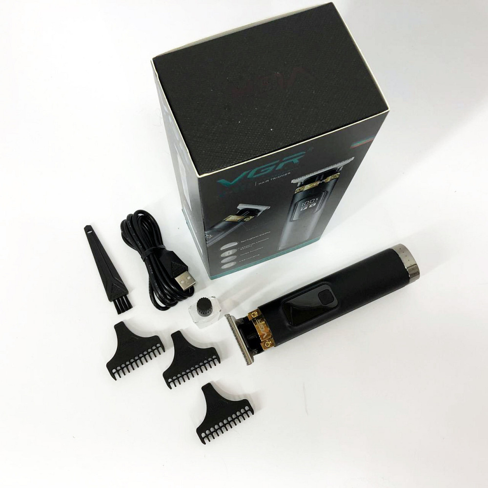 Тример для складної стрижки волосся VGR V-985, Машинка для стрижки волосся з регульованою довжиною KD-20 Київ - фото 18