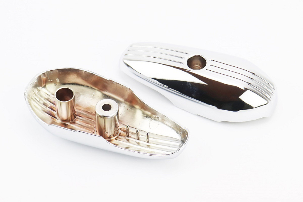 Honda GIORNO AF-24 пластик - накладка амортизатора переднього к-кт 2шт, ХРОМ Киев - изображение 1