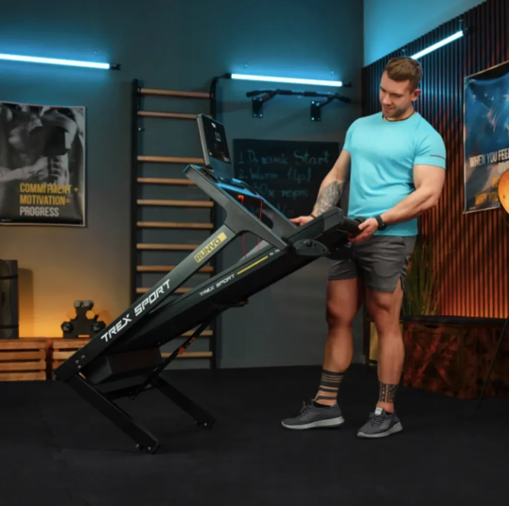 Бігова доріжка електрична Trex Sport TX-700TM RUNVO чорний Київ - фото 7