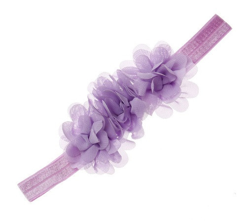 Дитяча пов'язка на голову 38-54 см бузковий Київ - фото 1