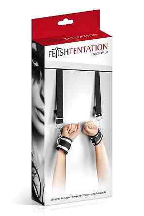 Фіксатор для рук на дверях Fetish Tentation Door swing handcuffs Sex Aura Київ