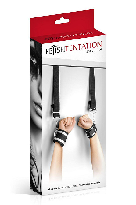 Фіксатор для рук на дверях Fetish Tentation Door swing handcuffs Sex Aura Київ - фото 3