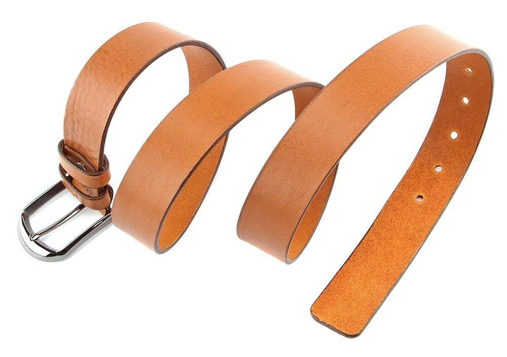 Ремінь чоловічий Італії GRANDE PELLE 00244 Рудий Київ - фото 2