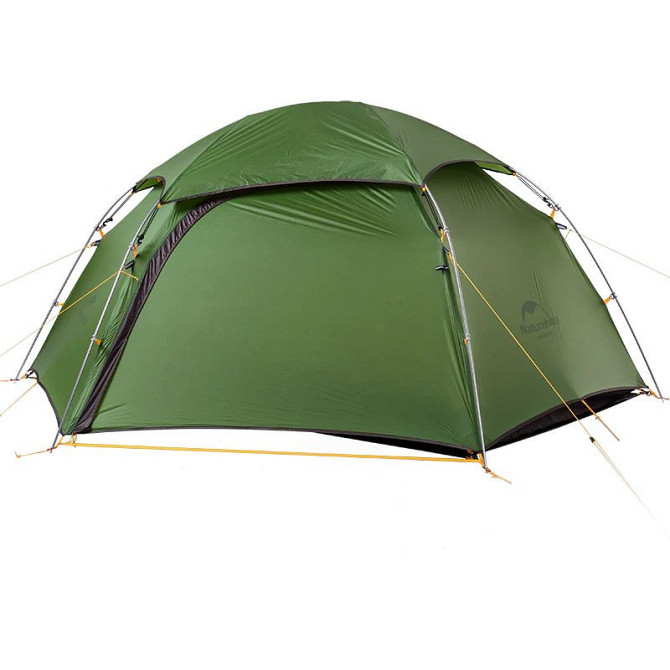 Двомісний намет зі сферичним куполом Naturehike Cloud Peak 2 NH17K240-Y 20D (Темно-зелений) Вінниця - фото 1