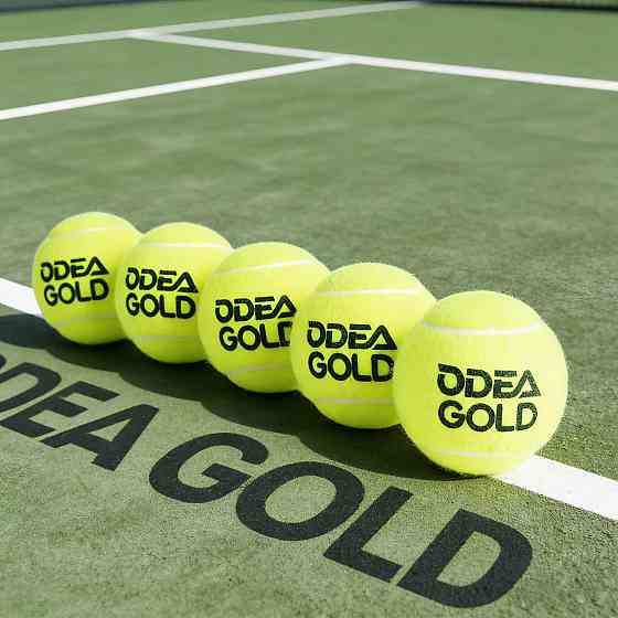 Набор для падел-тениса 60 шт ODEA Gold, мячи для падела для всех типов покрытий 45% шерсти, каучуковые, пакет (60 шт) Каменец-Подольский