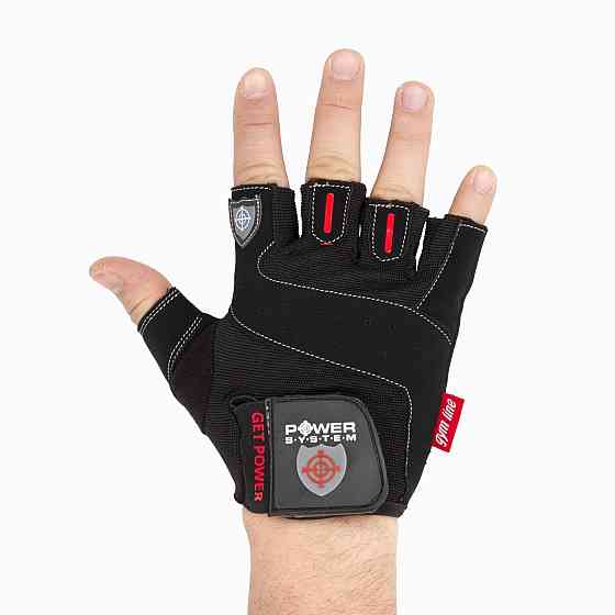 Рукавички для фітнесу Power System PS-2550 Get Power Black S Кам'янське