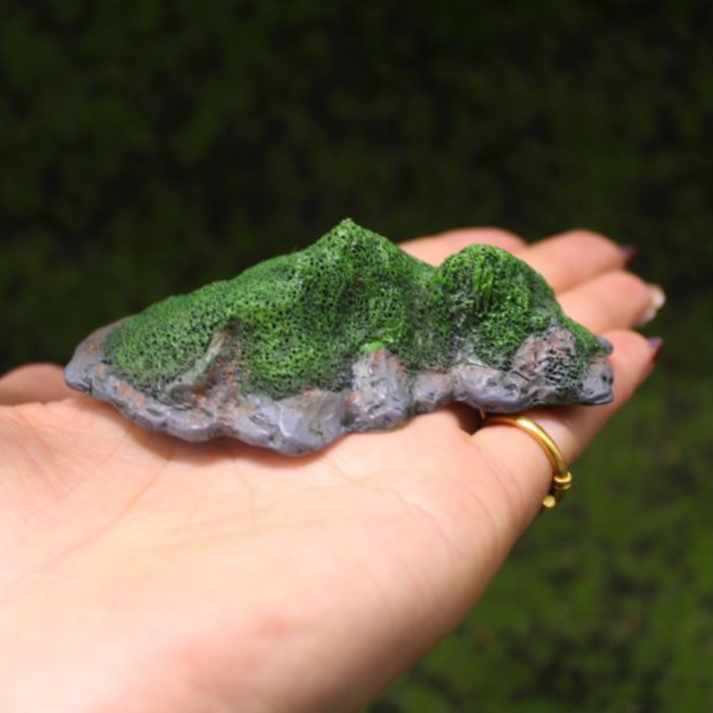 Декоративний камень із мохом Рокарій для міні-саду, флораріуму, моссаріуму, вазону, мікроландшафту, діорам Одеса - фото 2