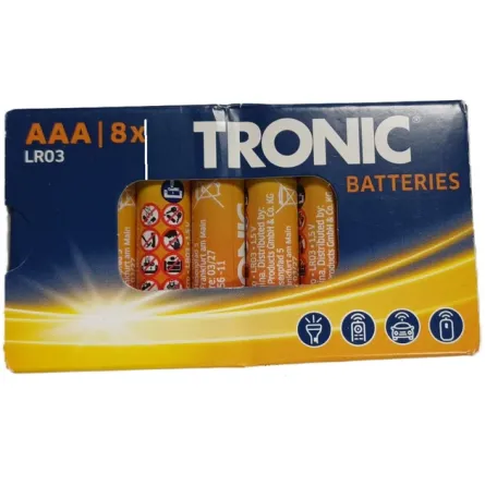Лужні батарейки Tronic LR3 AAA 1.5V 8 шт. Полтава
