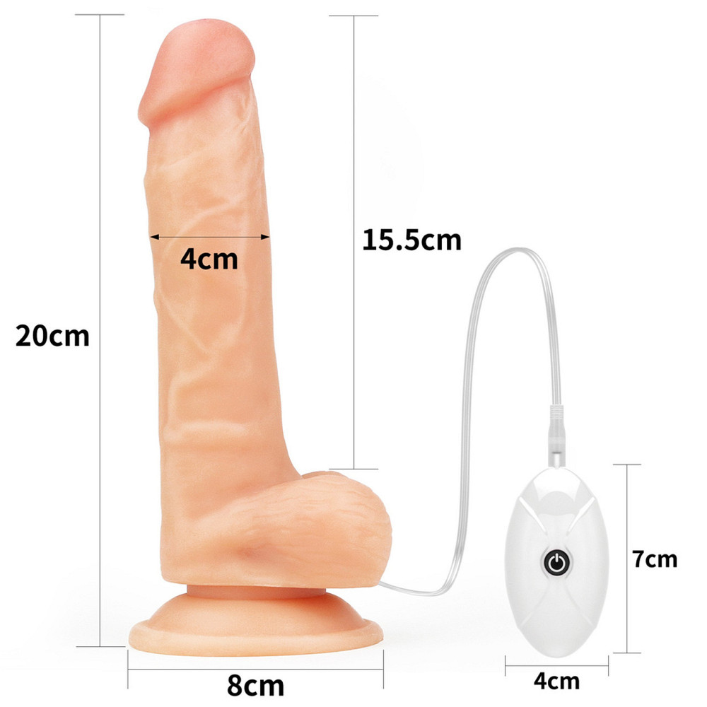 Жіночий страпон з вібрацією Easy Strapon Set 7.5'' Sex Aura Київ - фото 10