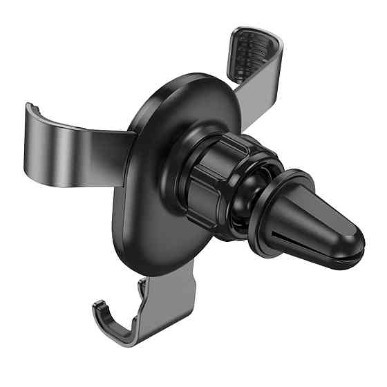 Тримач для мобільного HOCO CA56 Plus Armor metal gravity car holder Black Київ
