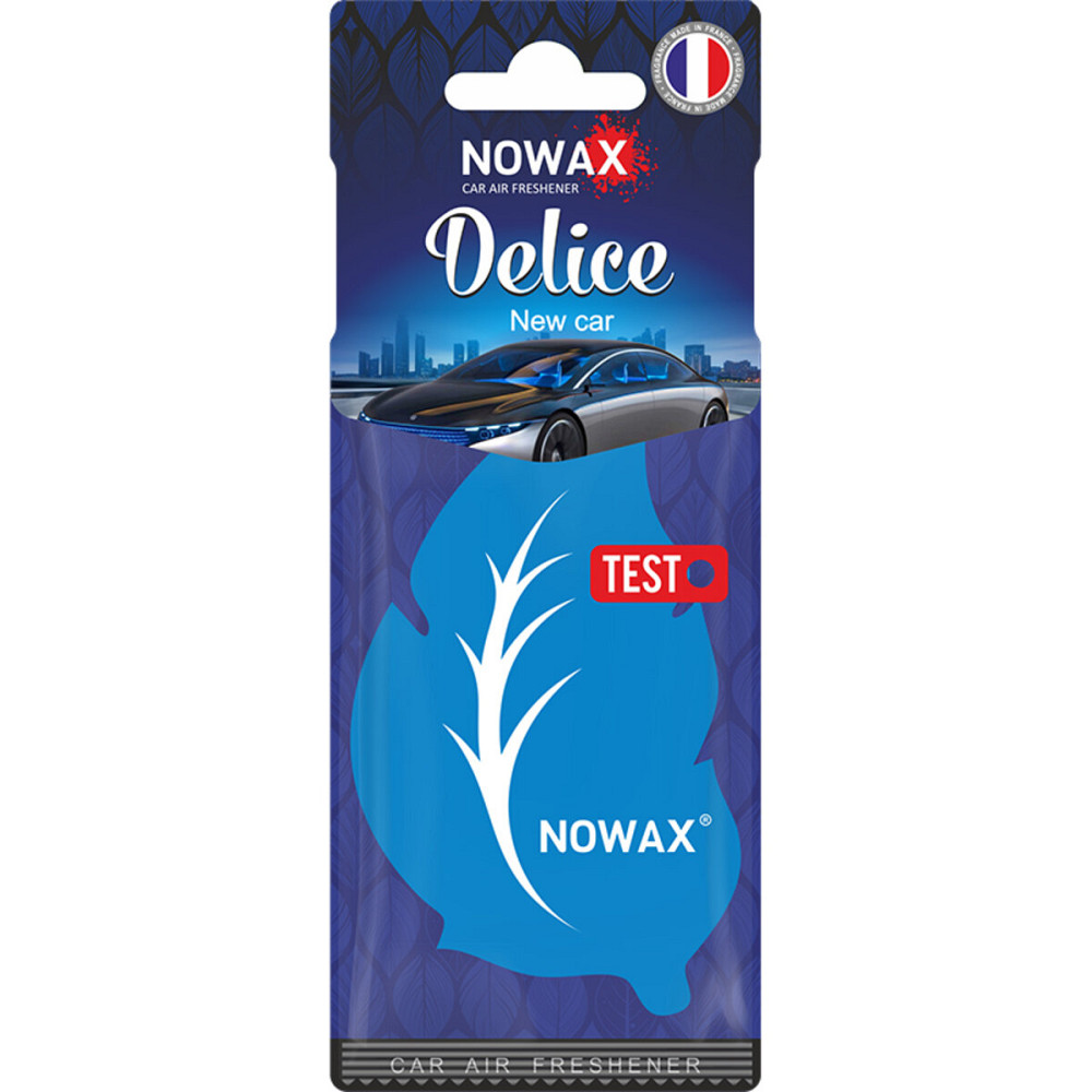 Ароматизатор повітря целюлозний Nowax серія Delice - New Car Київ - фото 1