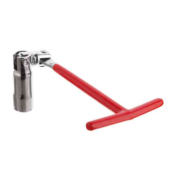 Ключ свечной Т-образный с шарниром, 16 мм, длина 210 мм INTERTOOL HT-1716 Киев