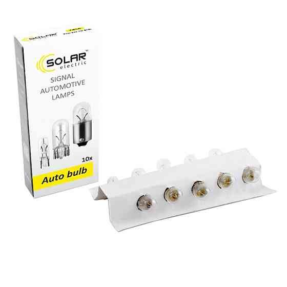 Лампа розжарювання Solar T4W 24V 4W BA9s, 10шт Київ