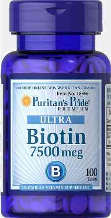 Биотин Puritan's Pride Biotin 7500 мкг 100 таб Киев